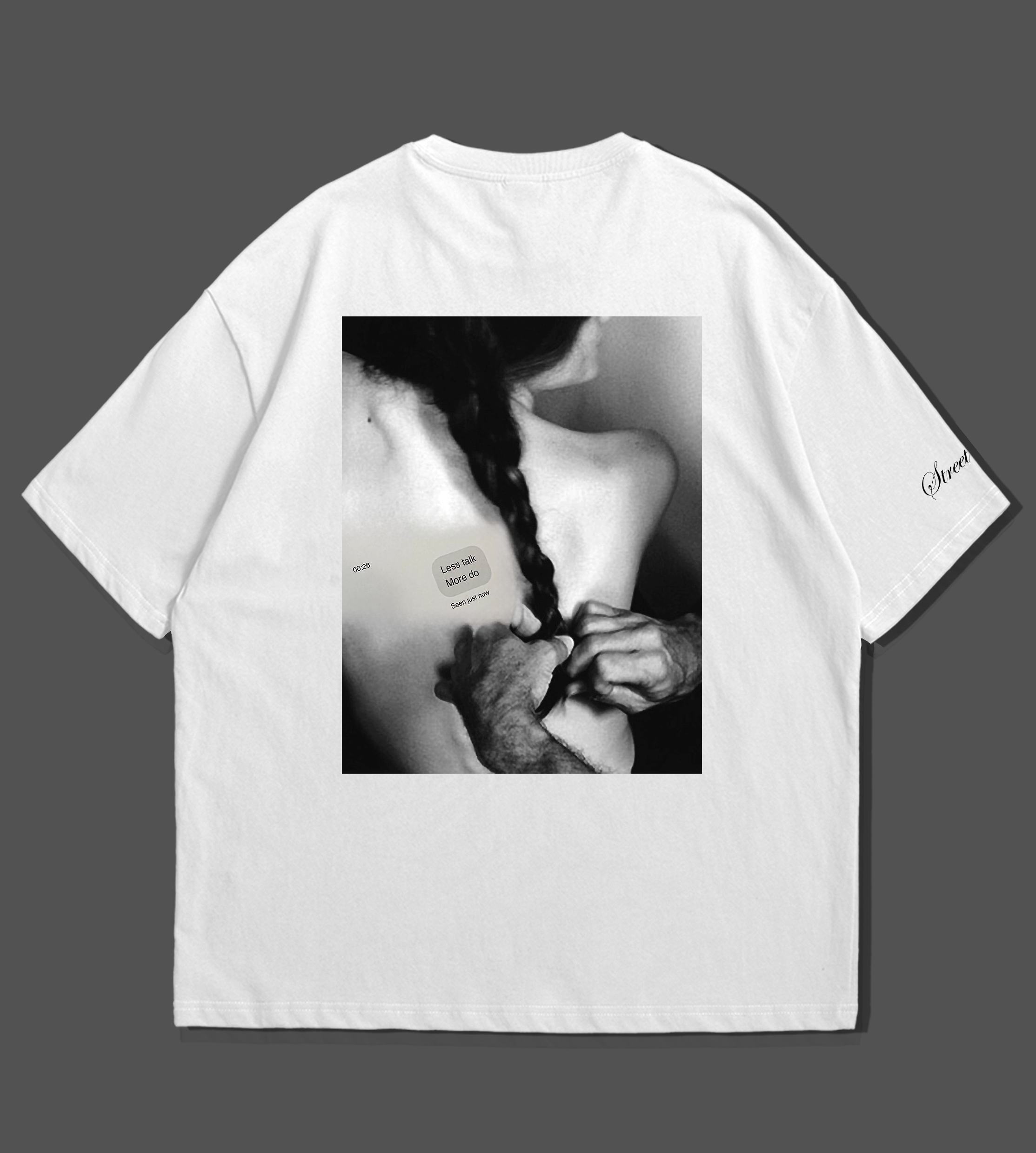 "Less Talk, More Do" Oversized Tee