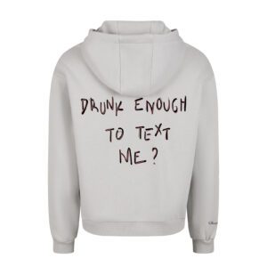 "Drunk Enough?" Oversized Hoodie