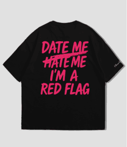 "Red Flag" Oversized Tee