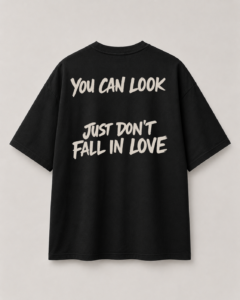 "Don't Fall in Love" Oversized Tee