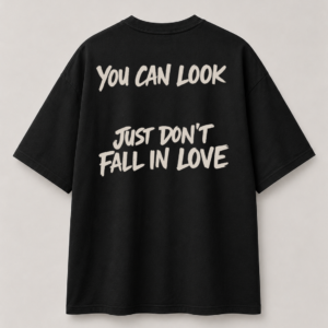 "Don't Fall in Love" Oversized Tee