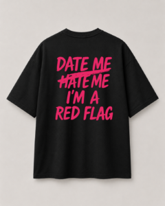 "Red Flag" Oversized Tee