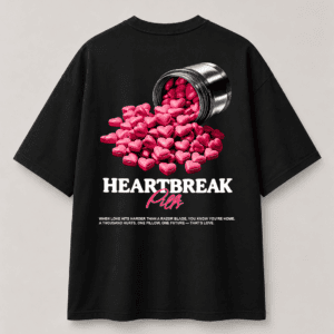 "Heartbroken" Oversized Tee