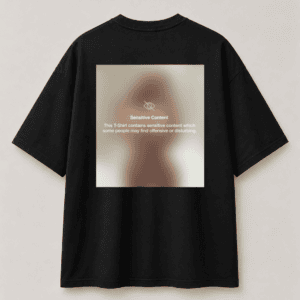 "Sensitive Tee" Oversized Tee