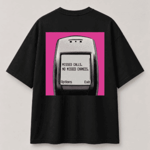 "Missed Calls" Oversized Tee